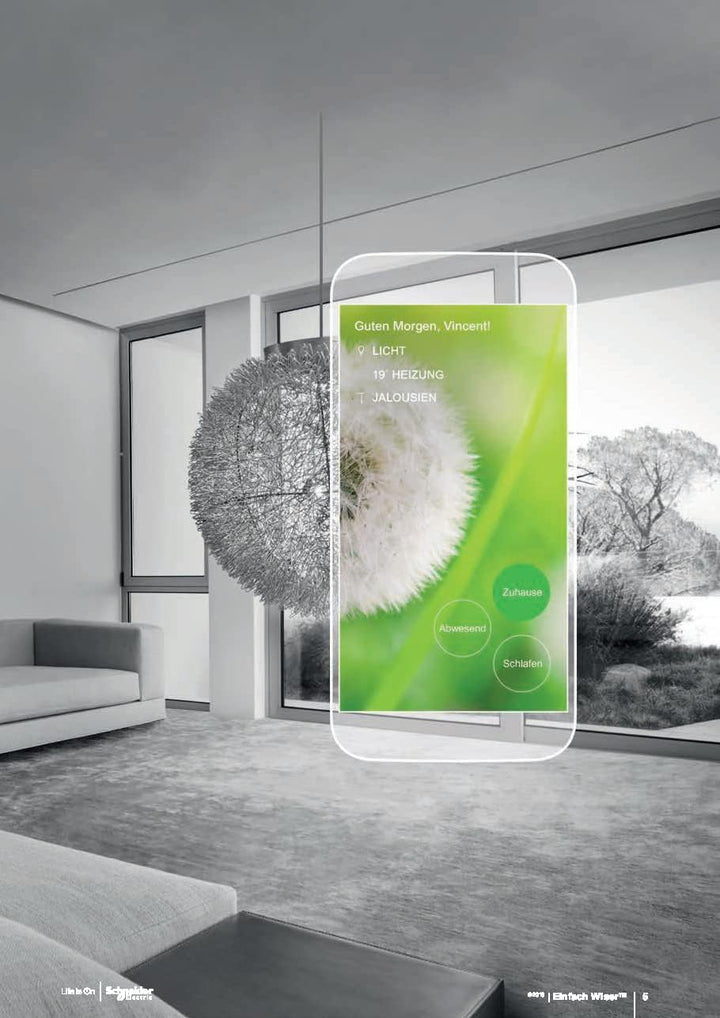 Schneider Electric CCTFR6610 Wiser Smart Home Fussbodenheizungssteuerung Standalone oder per App, Ve