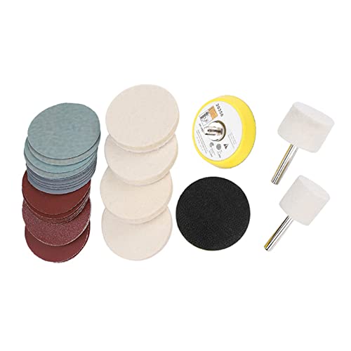 Schleifscheiben Glaspolier Kit Kratzer Entfernungs Set Ceric Dioxide Polish Pads Filz für Kreissands