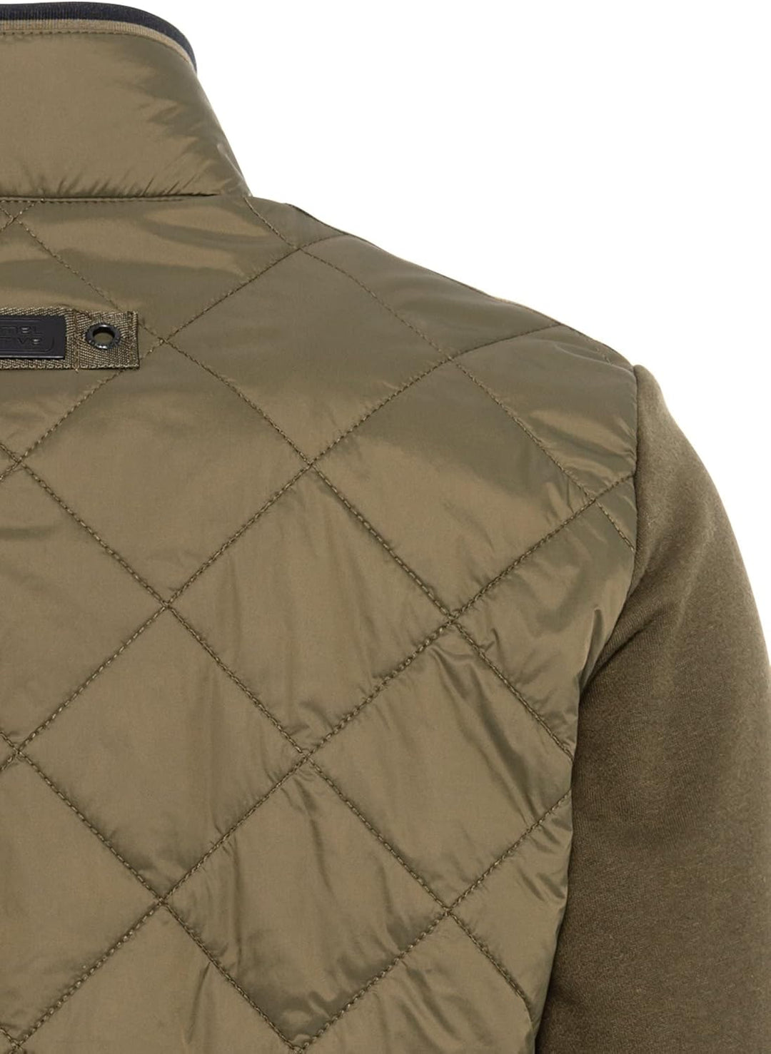 camel active Herren Steppblouson mit Jerseyärmeln 30 Olive Brown, 30 Olive Brown