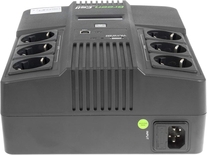 Green Cell AiO 800VA 480W Überspannungsschutz 230V schwarz
