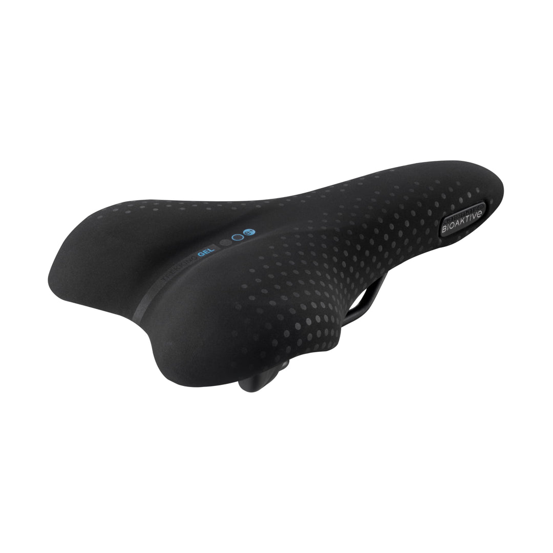 Selle San Marco Unisex – Erwachsene Bioactive Trekking Gel Sattel Black Suede S Black Suede, S Black