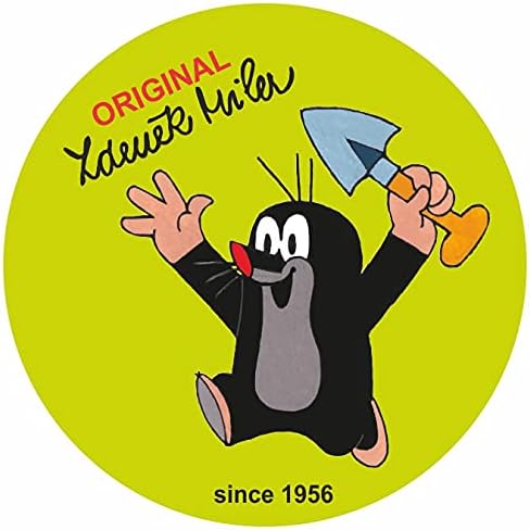 Plüschtier Kuscheltier 20 cm Original Der Kleine Maulwurf mit Blau Mütze, Sitzend Stofftier Schmuset