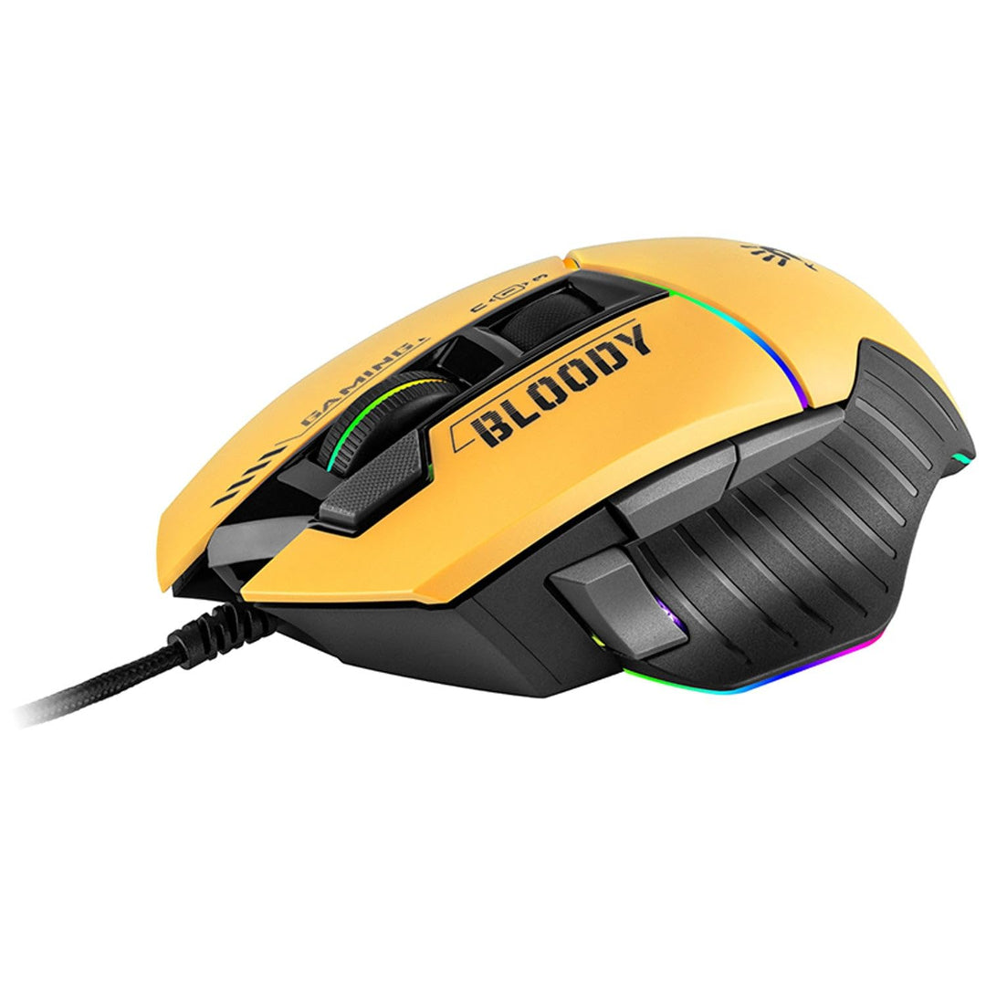 A4tech W95Max Sports Gaming Maus, Optische Kabelgebundene Gaming-Maus, USB 12 000 CPI, 8000 FPS, 250