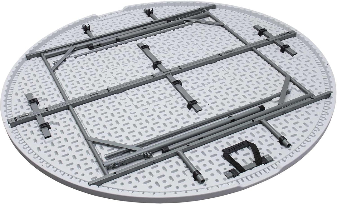 WERKA PRO Runder Klapptisch Ø150 x 74 cm weiss, weiss