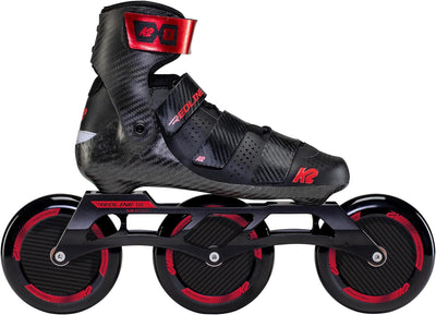 K2 Skates Unisex Inline Skates REDLINE 125, black - red, 30F0199 EU: 45 (UK: 10.5 / US: 11.5) black