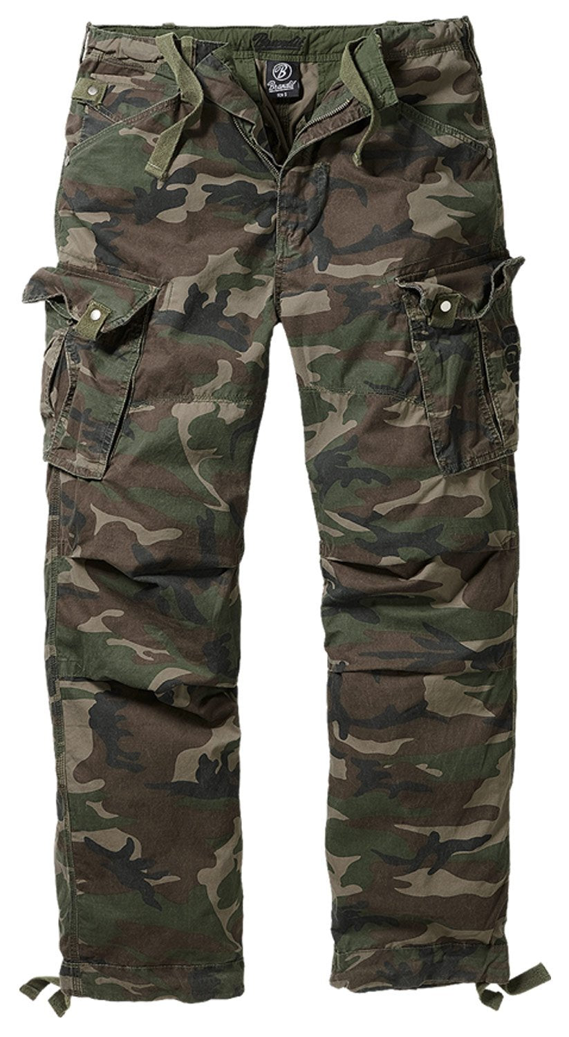 Brandit Columbia Mountain Vintage Cargohose Hose M Woodland, M Woodland