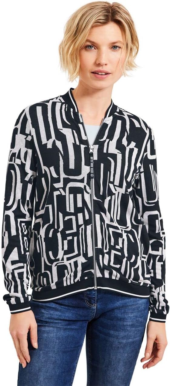CECIL Damen B319116 Cardigan, deep Blue, S