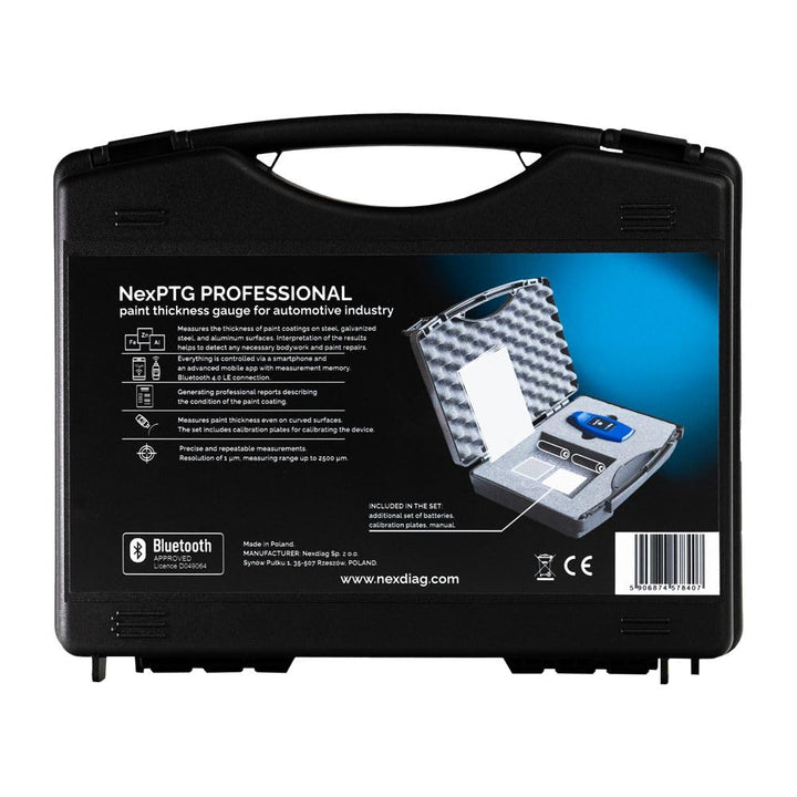 NexPTG Professional Lackmessgerät Auto mit App für iOS & Android| Professionelles lackdickenmessgerä