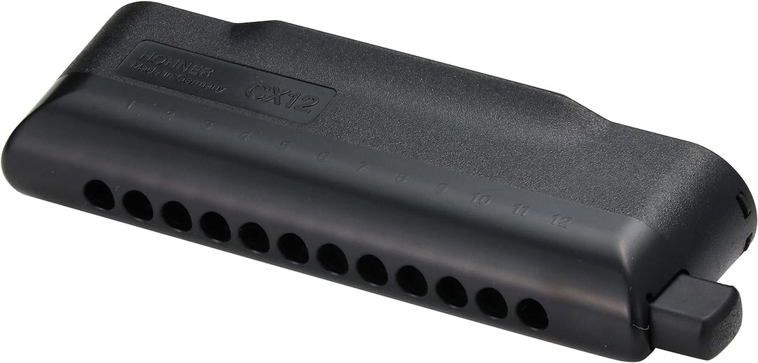 HOHNER Mundharmonika, CX-12, Black, A