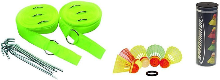Speedminton® Easy Court Pro – Original Spielfeld für Speed Badminton/Crossminton auch für Fussballte