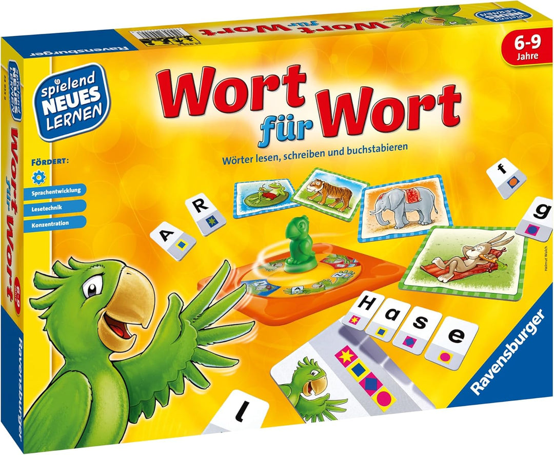 Ravensburger 24955 - Wort für Wort - Spielen und Lernen für Kinder, Lernspiel für Kinder von 6-9 Jah