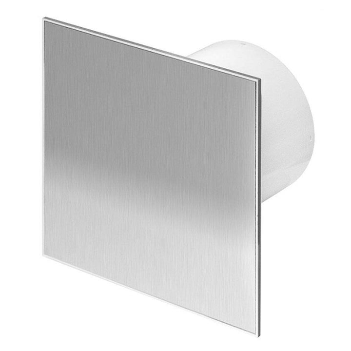 Awenta 4" 100mm Wandentlüftungsventilator Luftabsauger mit Edelstahlplatte Standardausführung Badlüf