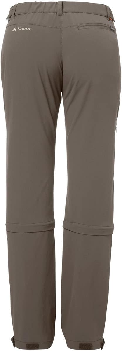 VAUDE Damen Women's Farley Stretch Capri T-Zip Ii Hose, , 34 Coconut, 34 Coconut