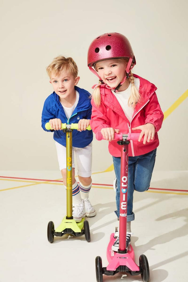 Maxi micro Deluxe Kinderscooter Kickboard ab 5 Jahren Variante pink