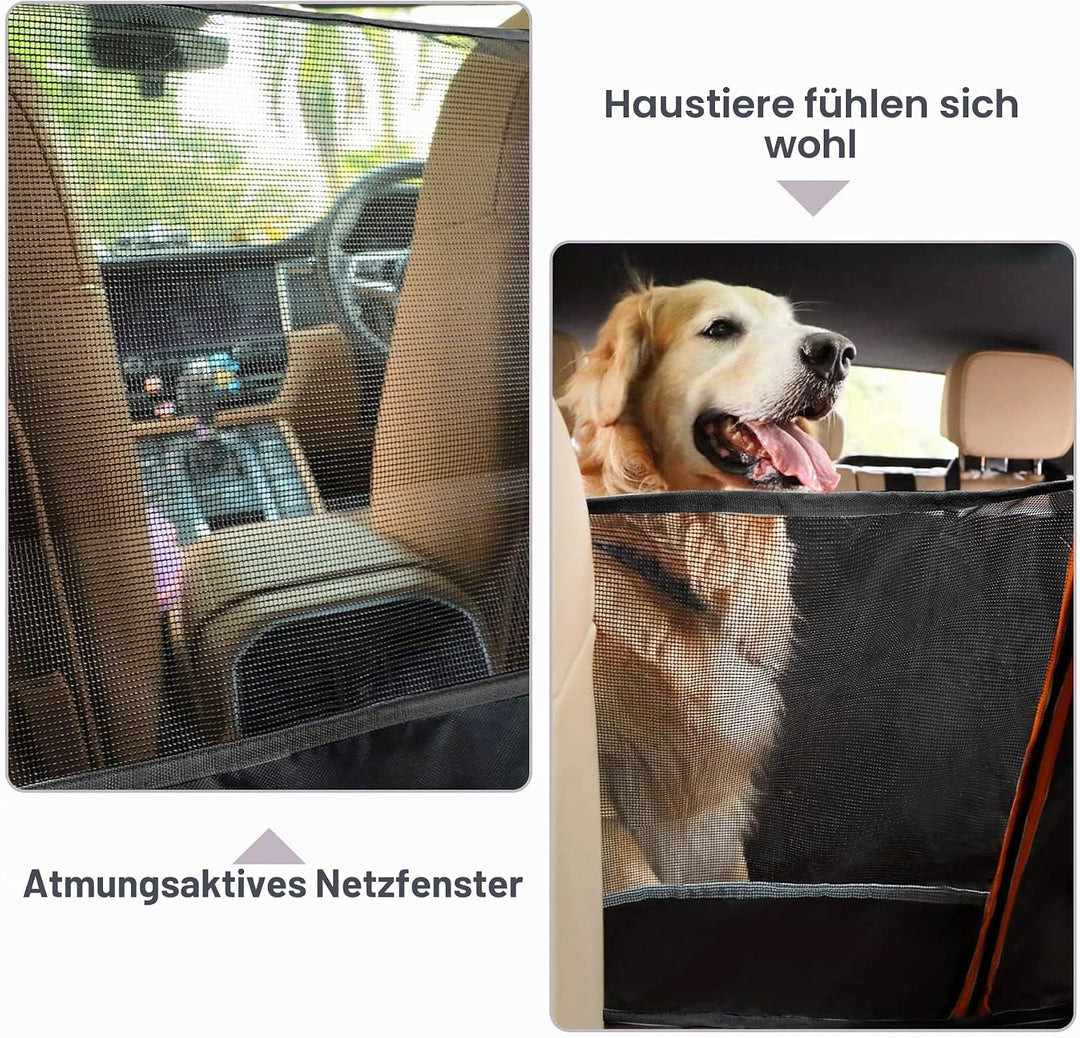 CALIYO Hundedecke Auto Rückbank, Hund Auto rückbank Rücksitz mit Seitenschutz, Auto Hundedecke Rücks