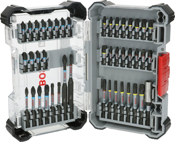 Bosch 44x PRO Impact Set, 44-tlg. (200 x 107 mm, Professional Zubehör Schraubendreher, Schraubendreh