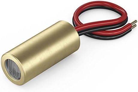 Linienlaser, rot, 635nm, 60°, Ø9x20mm, Laserklasse 1, Fokus fixed (1000mm), Kabellänge 100mm - 70108