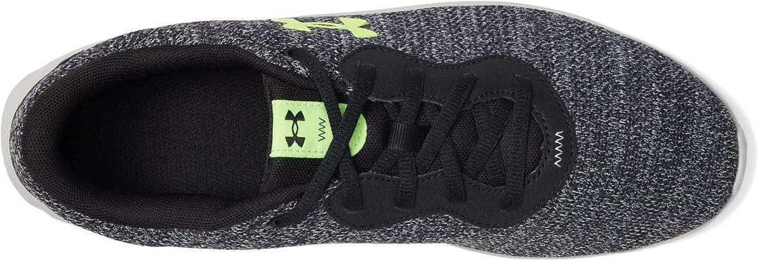 Under Armour Mojo 2 Visual Cushioning F107 Laufschuh Herren 42 EU Black Black Lime Surge, 42 EU Blac