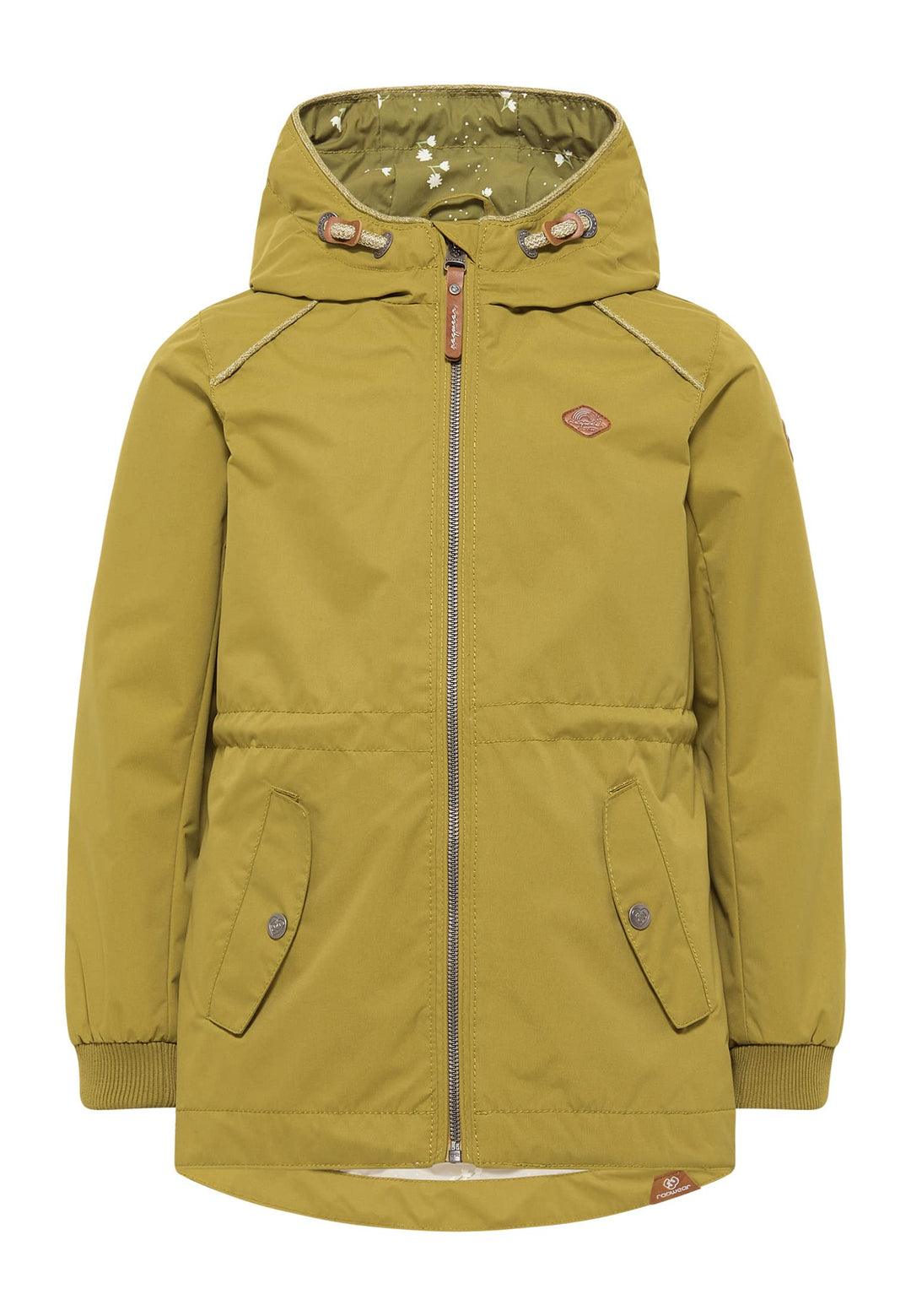 Ragwear Layra Mädchen Jacke Sommerjacke Kinder Übergangsjacke Wasserabweisend Parka Mantel 128 LIGHT