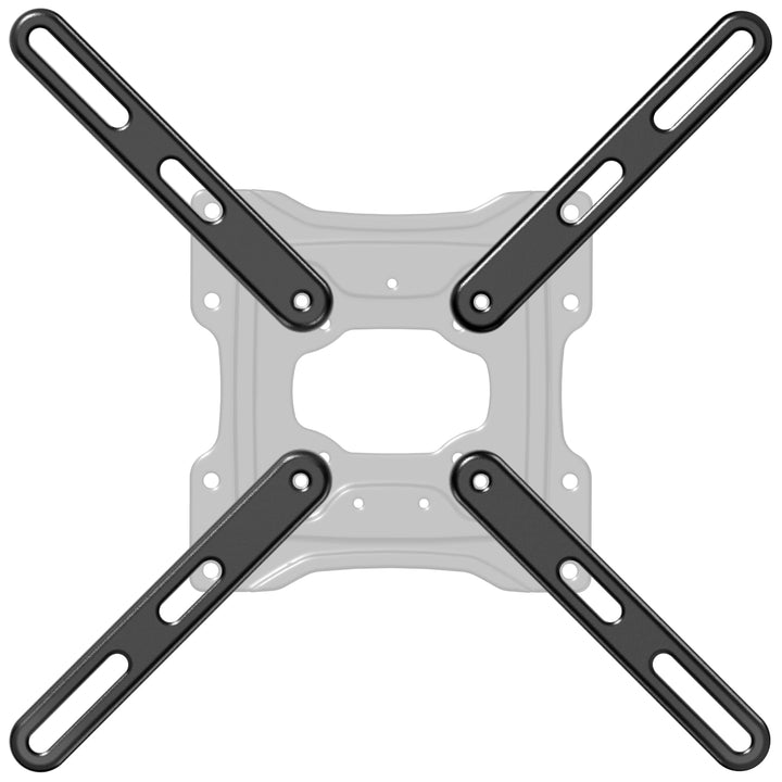 monTEK Stahl VESA Adapter, universelle VESA Adapterplatte für 32-55 Zoll LCD-LED-Fernseher bis zu 30