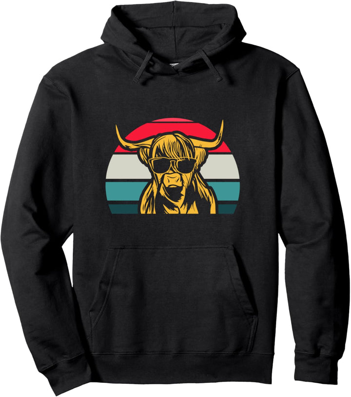 Highland Cattle Schottisches Hochlandrind Pullover Hoodie