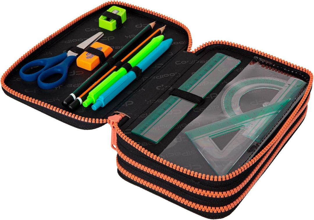 Goldkids CoolPack XXL Chocolove Federtasche Federmappe 3-Fach Schulstiftetui, dreifaches Federmäppch