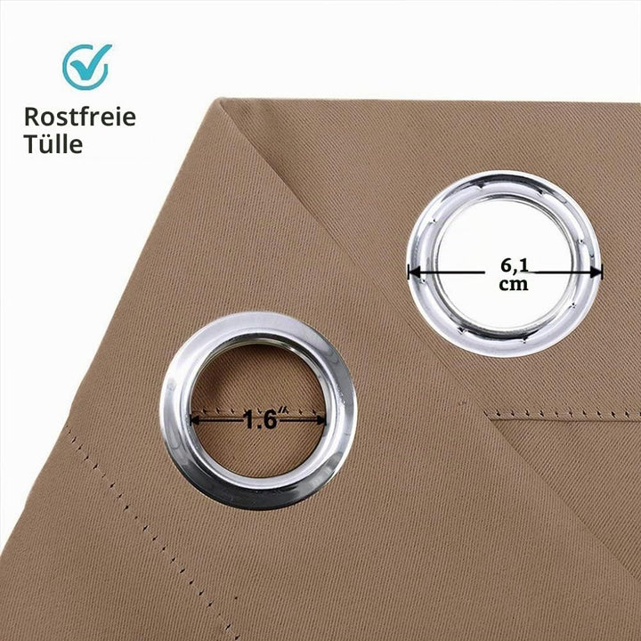 PONY DANCE Thermovorhang Tür Hitzeschutz 1 Stück H 240 x B 254 cm Extra Breite Gardinen Blickdicht f