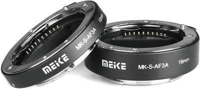 Meike MK-S-AF3A Metall Autofokus Makro Verlängerung Adapter für Sony E-Mount Ring 10mm 16mm Kamera d