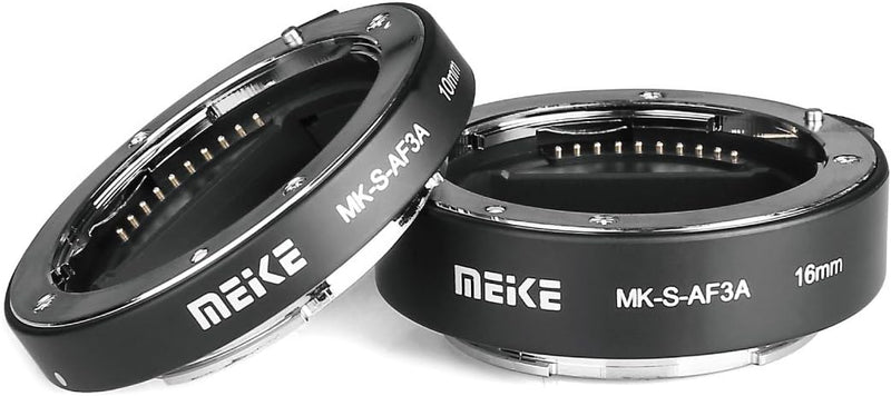Meike MK-S-AF3A Metall Autofokus Makro Verlängerung Adapter für Sony E-Mount Ring 10mm 16mm Kamera d