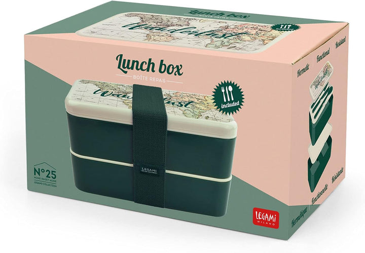 Legami - Lunchbox - Reisebox - Grün