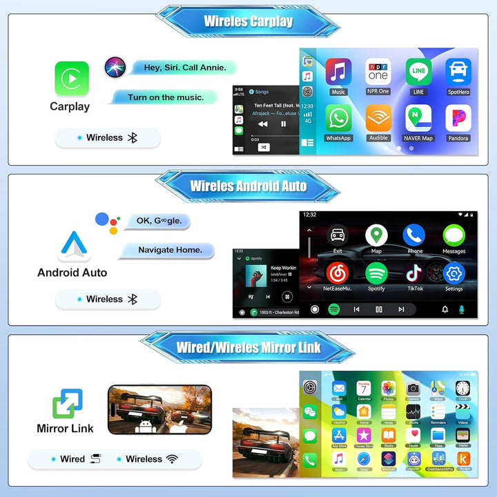 Android 15, 4G+128G CAMECHO Autoradio für Mercedes Benz Smart Fortwo W451 2011-2015 mit Carplay Andr