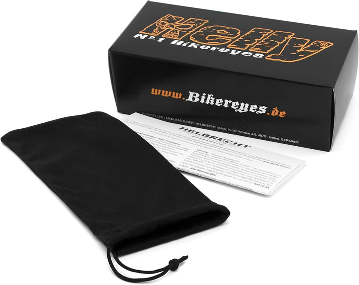 HELLY® - No.1 Bikereyes® | Motorradbrille, Bikerbrille | winddicht, gepolstert, beschlagfrei, HLT® S