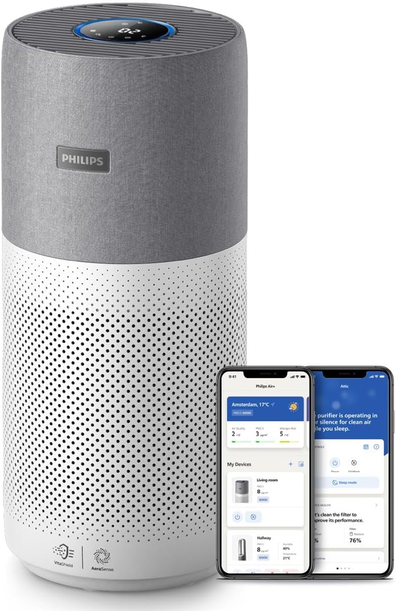 Philips Series 4000i Luftreiniger – App-Steuerung, entfernt Pollen, Staub, Viren und Allergene* in R