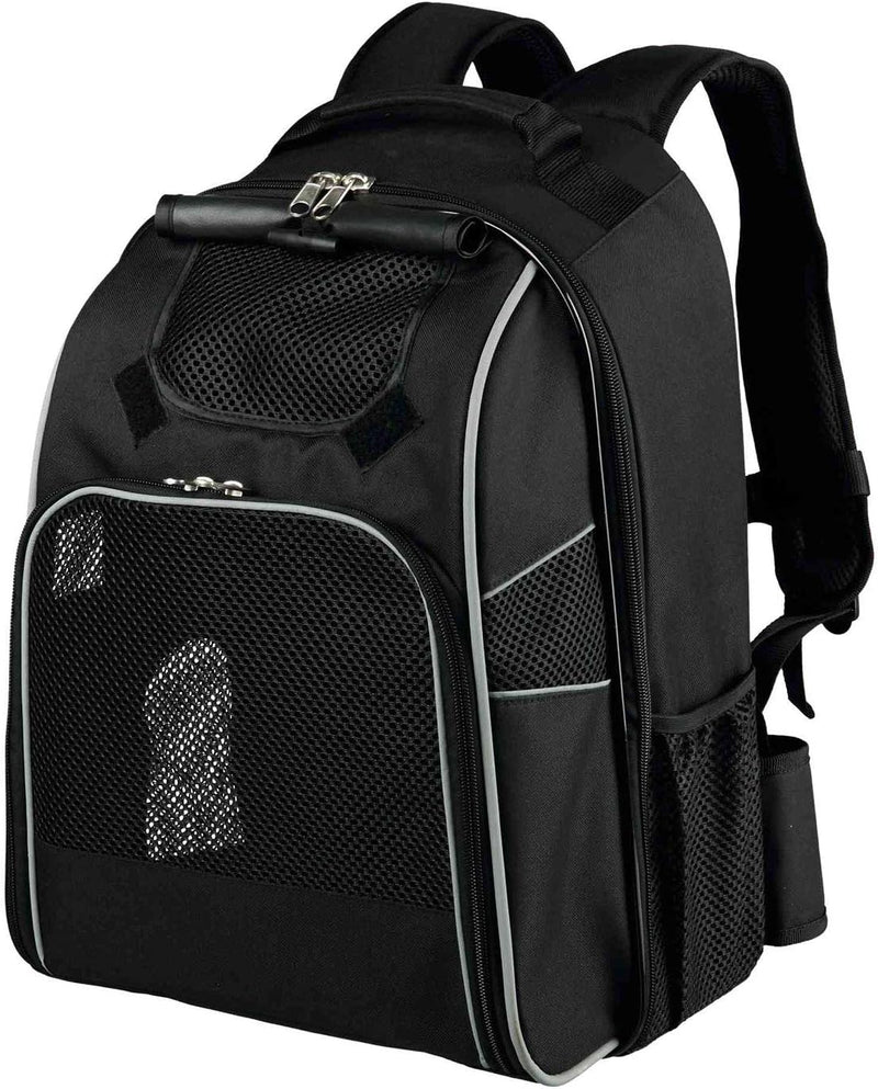 Trixie William Rucksack Tragerucksack für Haustier 33 × 43 × 23 cm schwarz, 33 × 43 × 23 cm schwarz