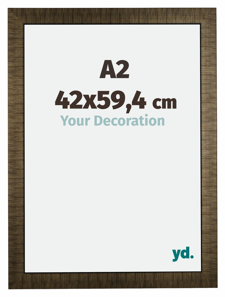 yd. Your Decoration - Bilderrahmen DIN A2 42x59,4 cm - Bilderrahmen aus Holz mit Acrylglas - Antiref