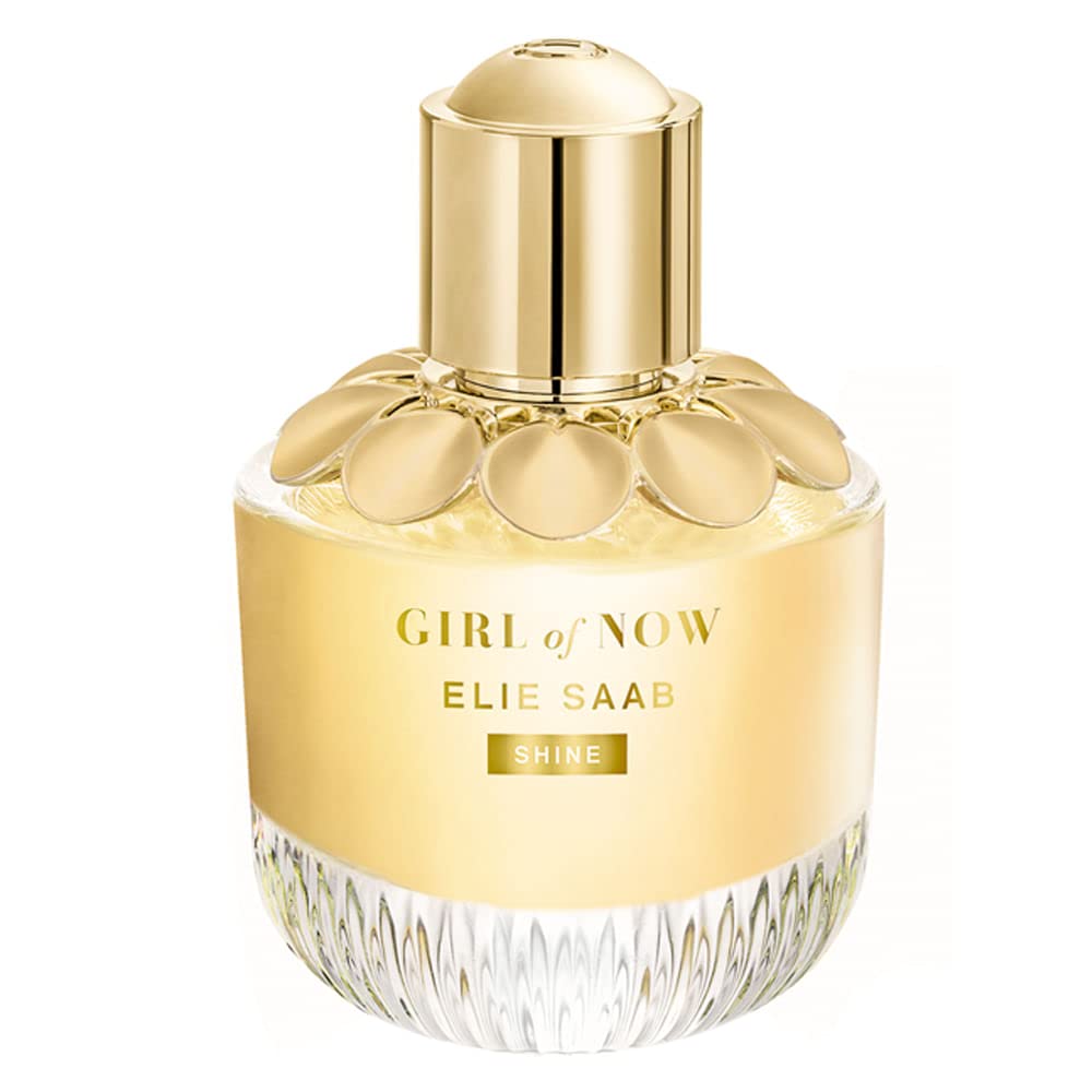 Elie Saab Girl of Now Shine femme/woman Eau de Parfum, 50 ml gold blumig 1 stück 50 ml (1er Pack), 5