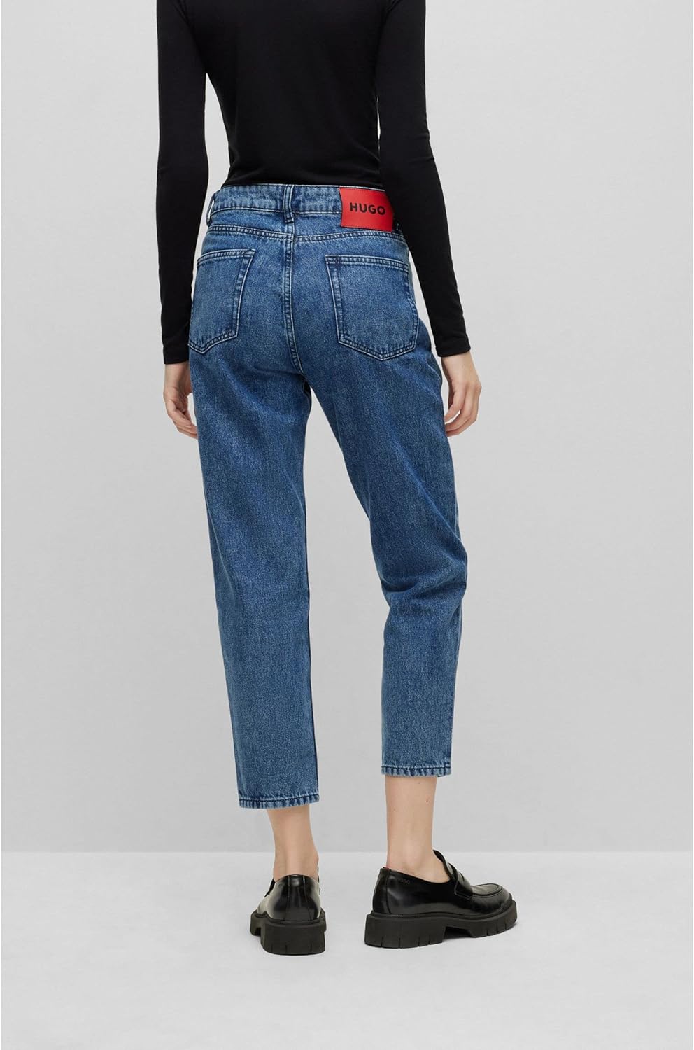 HUGO Damen Gatora Pants, Navy415, 25W / 34L EU