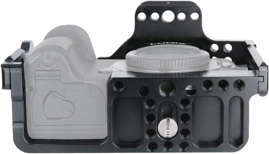 [Update Version] NICEYRIG GH5S GH5 Kamera Käfig cage mit Cold Shoe NATO Schiene für Panasonic Lumix