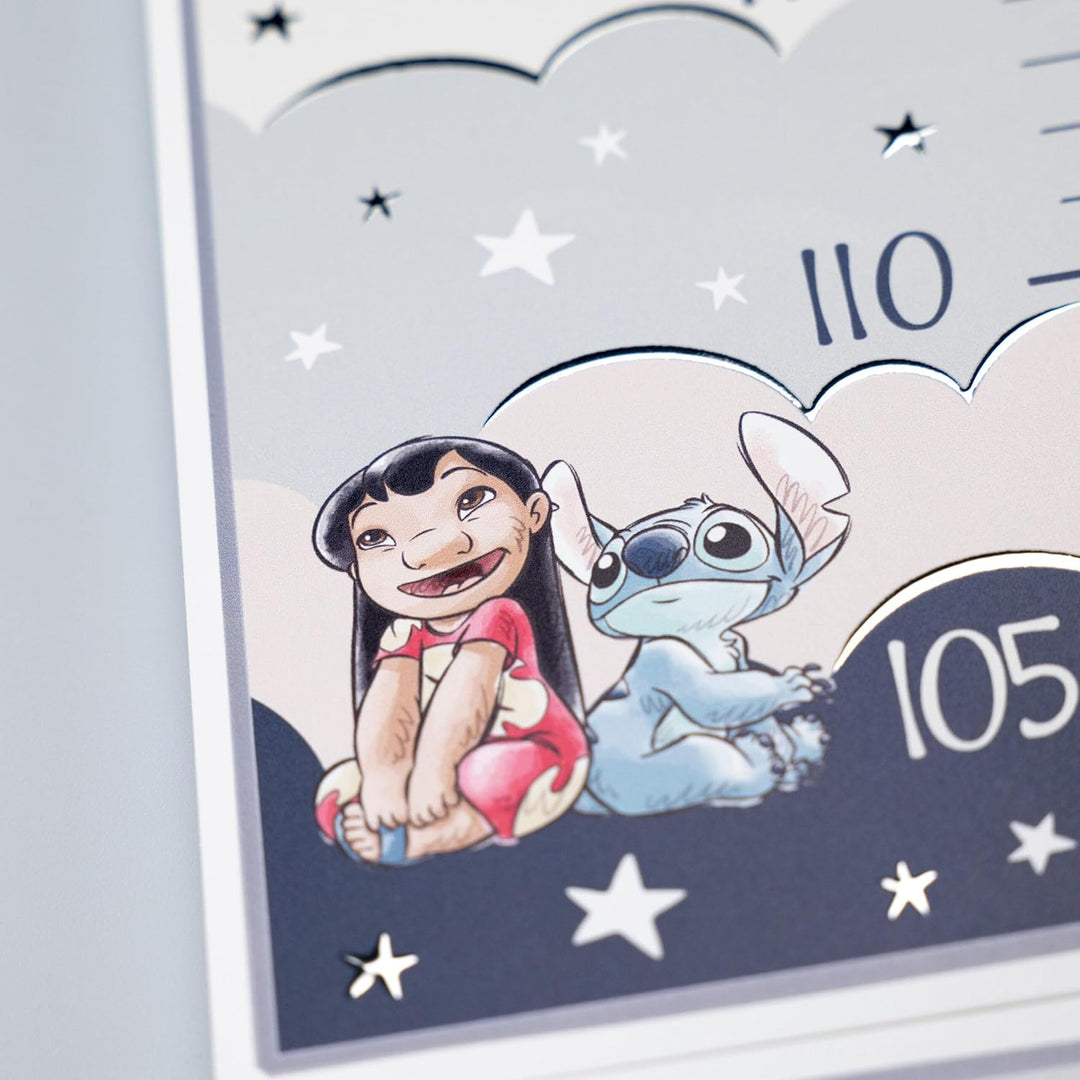 VALENTI & CO. - Disney Lilo und Stitch - Zollstock für Kinder aus Holz mit silbernen Details - Perfe