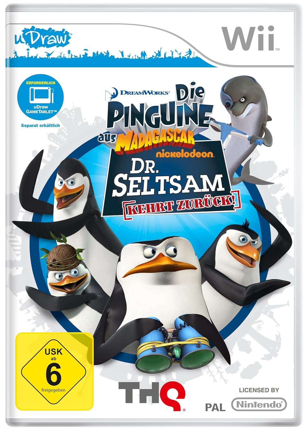 Die Pinguine aus Madagascar: Dr. Seltsam kehrt zurück (uDraw Game-Tablet erforderlich) Nintendo Wii,
