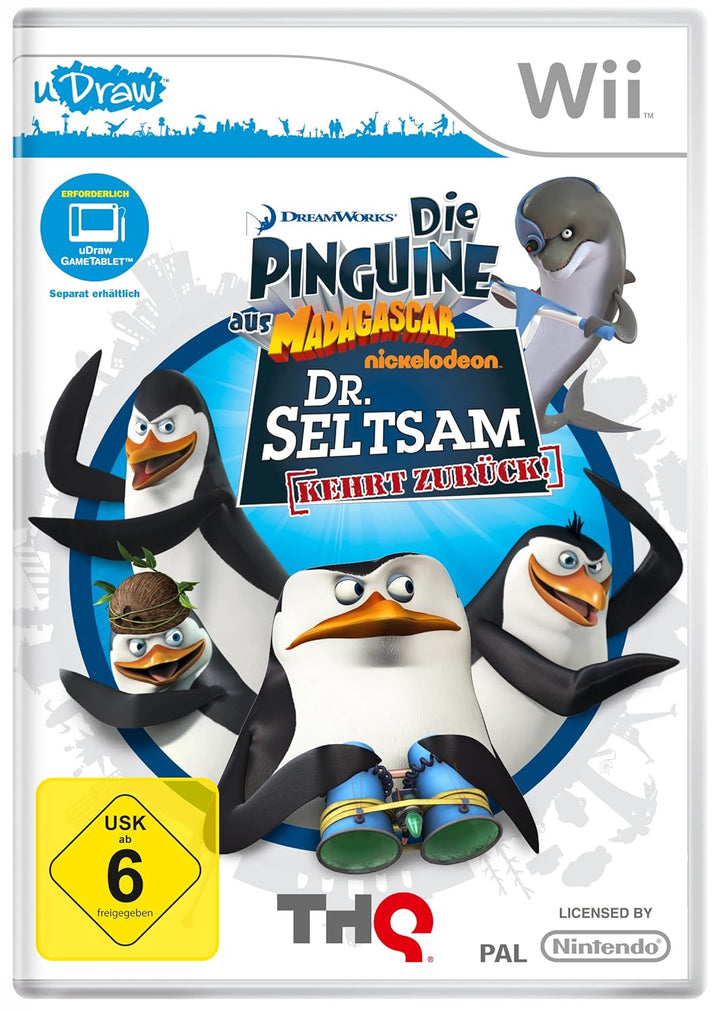 Die Pinguine aus Madagascar: Dr. Seltsam kehrt zurück (uDraw Game-Tablet erforderlich) Nintendo Wii,