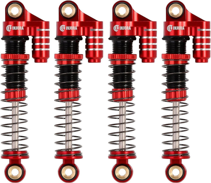 INJORA 45mm Aluminium Gewinde Tele Stossdämpfer Öl Dämpfer für 1/24 RC Crawler FMS FCX24 FCX18 Upgra