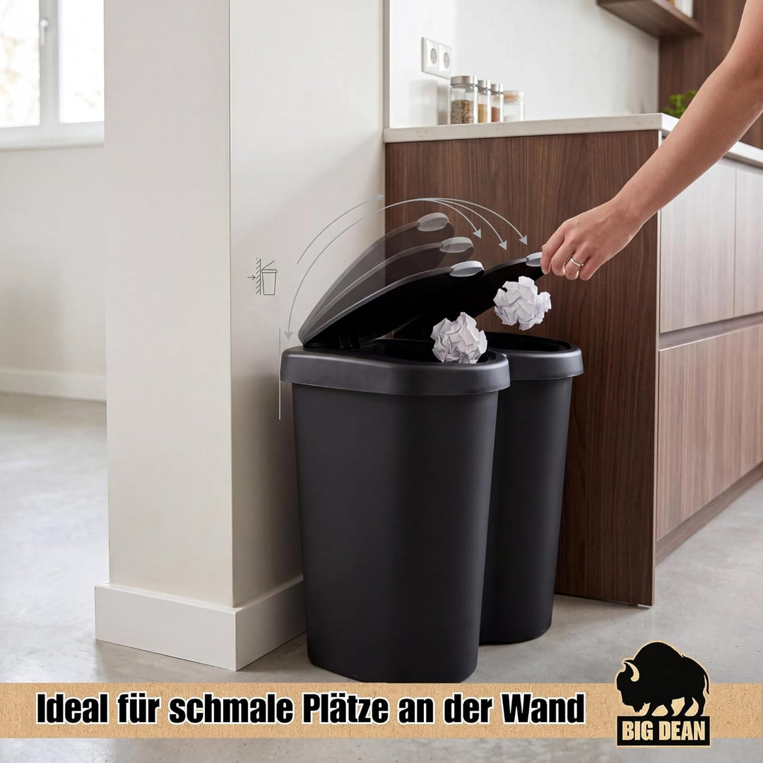 BigDean Duo Bin Mülleimer 2x20 Liter Made in Europa