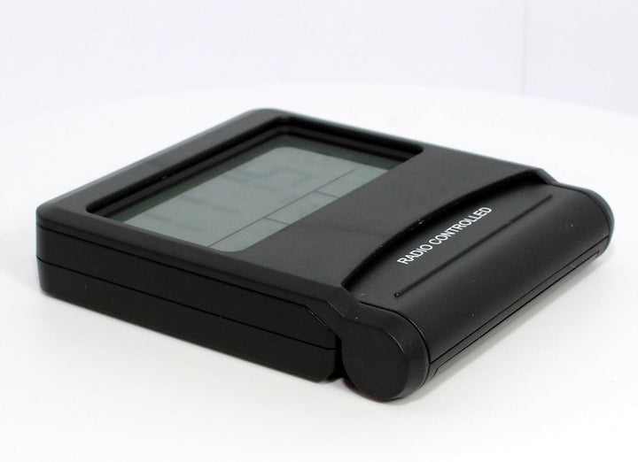 Atlanta Funkwecker Digital LCD Reisewecker Licht Snooze Temperatur - 1805/7 Schwarz