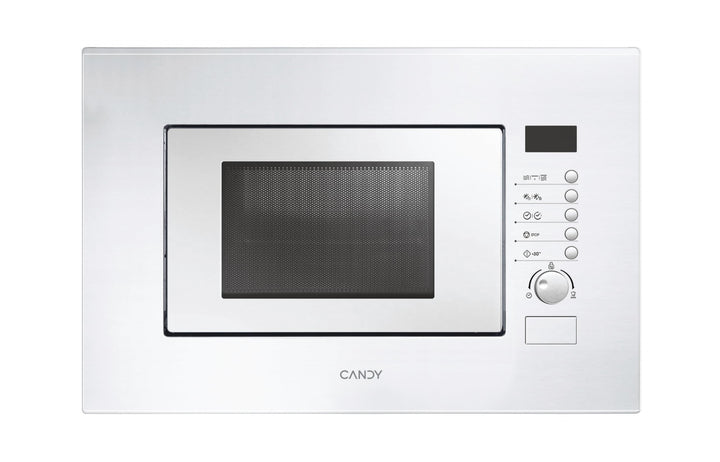 Candy MIC20GDFB, integrierte Mikrowelle mit Grill, 20 l, 1000 W, 8 Funktionen, digital, 8 Programme,