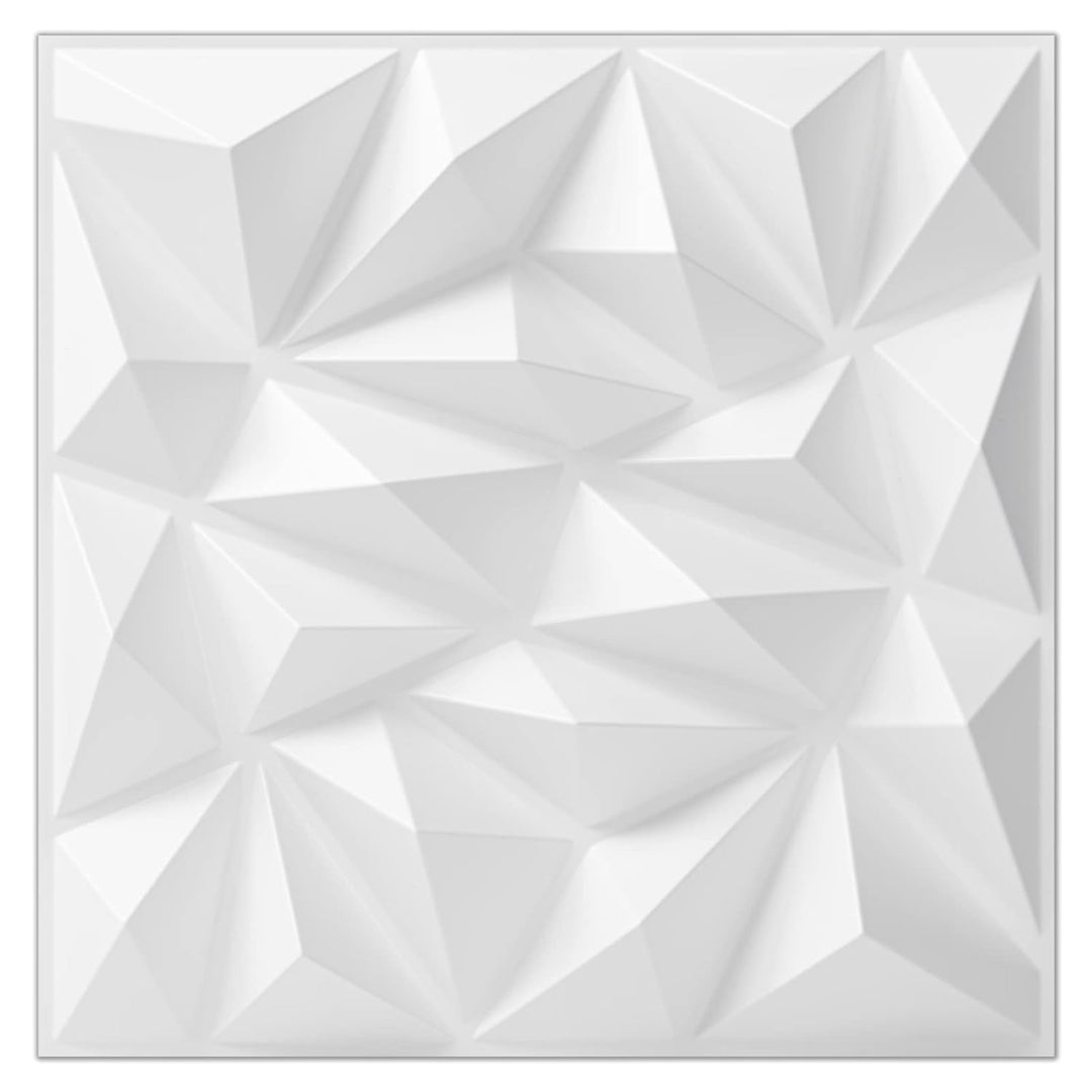 Grace Baltic - 30 Stück 3D Wandpaneele Diamant Hochsteifes PVC, 30 x 30 cm, Wasserfest, Hitzebeständ