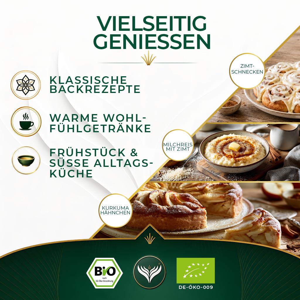 Azafran BIO Ceylon Zimt gemahlen Zimtpulver 500g