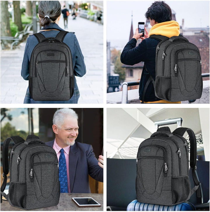 BIKROD Rucksack Herren, Schulrucksack Jungen Teenager, Wasserdichtem Schule 15.6 Zoll Laptop Rucksac