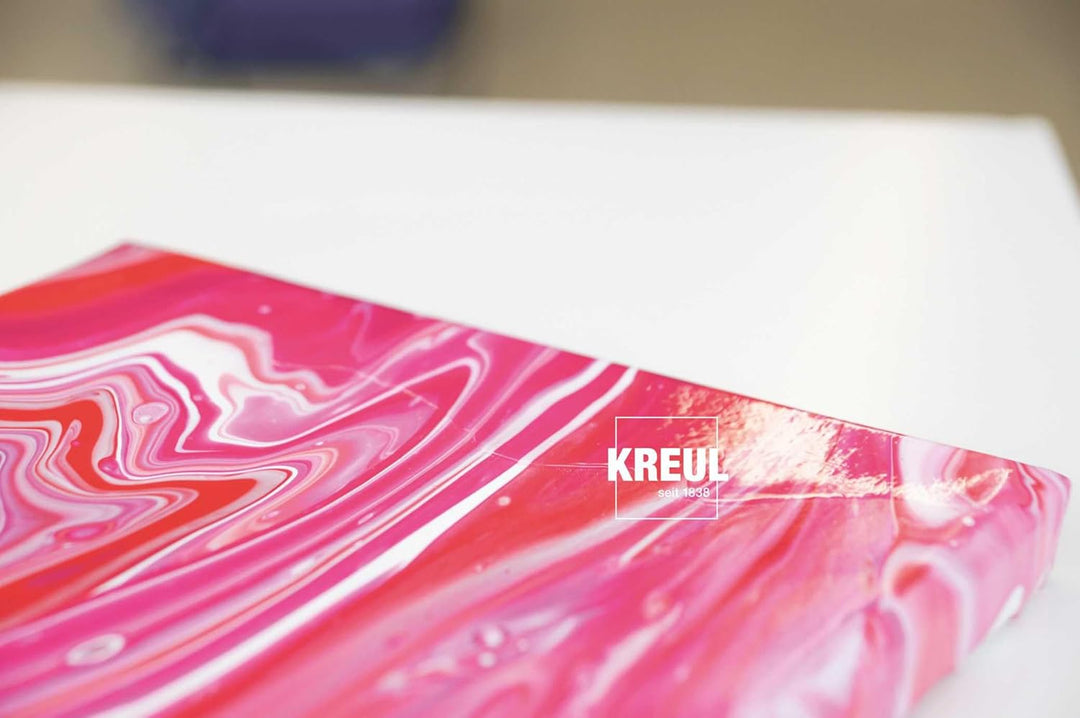 KREUL 87215 - Solo Goya Pouring Fluid, 2500 ml Eimer, flüssiges Acrylmedium für Giess- und Fliesstec