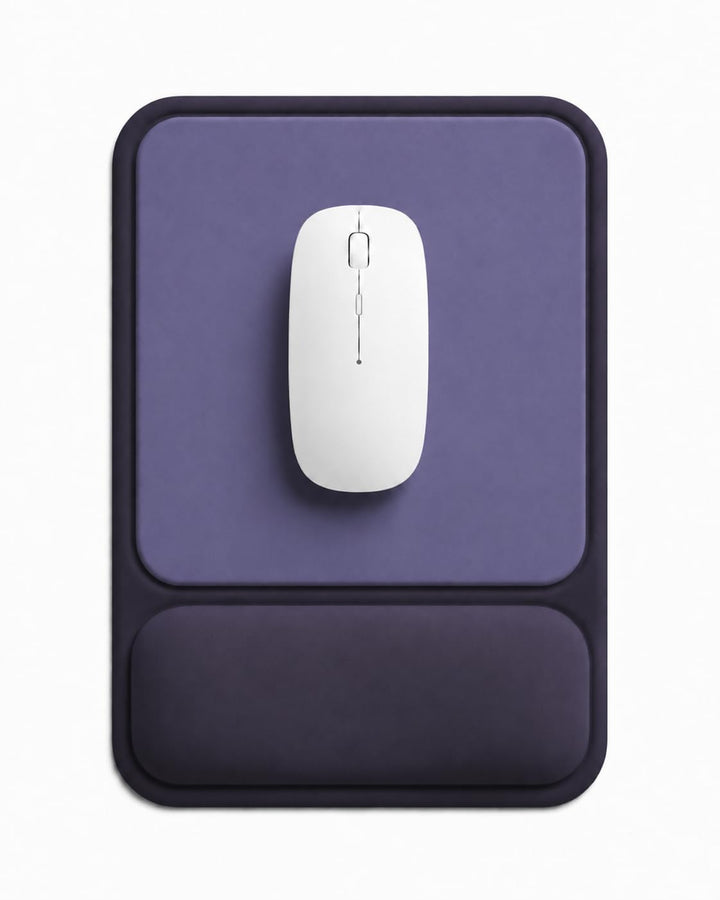 Mauspad mit gelkissen Handgelenkauflage,mousepad ergonomisch Vertieftes Anti-Druck Design, Rutschfes